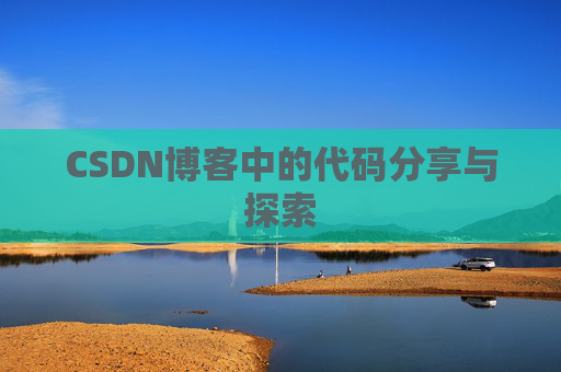 CSDN博客中的代码分享与探索